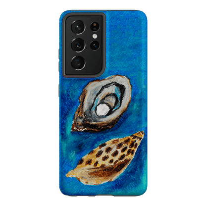 Sea Shells Printed Phone Cases Samsung Galaxy S21 Ultra / Armoured by Lisa Hu - The Dairy