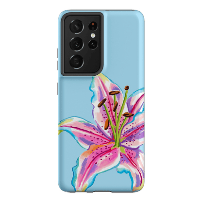 Sky Lily Printed Phone Cases Samsung Galaxy S21 Ultra / Armoured by Femke Studio - The Dairy