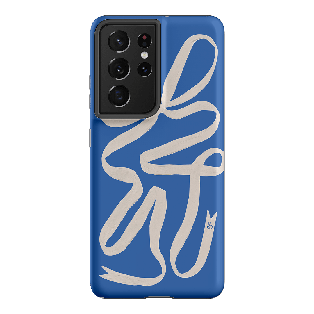 Something Blue Ribbon Printed Phone Cases Samsung Galaxy S21 Ultra / Armoured by Jasmine Dowling - The Dairy