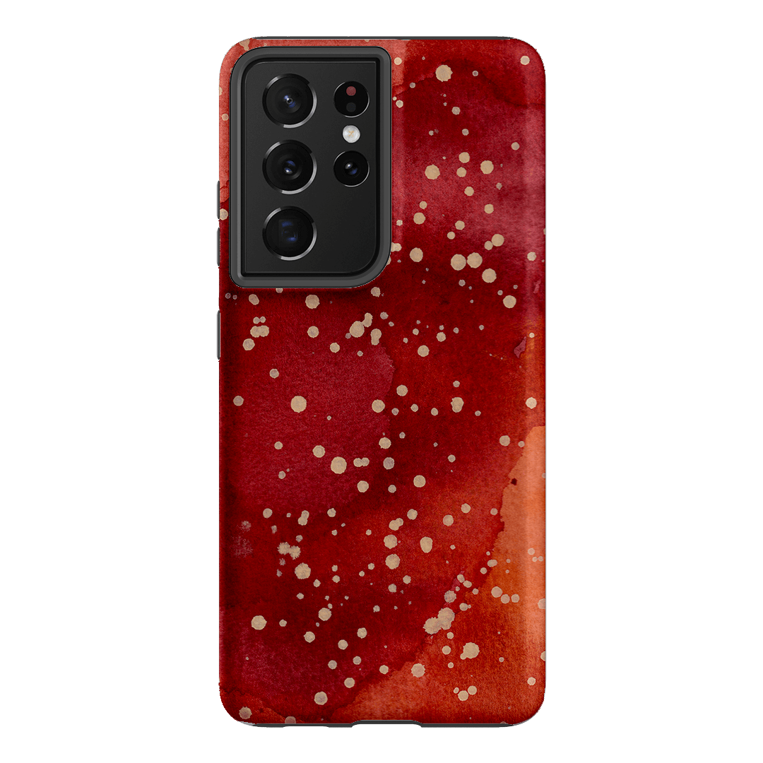Spotty Rust Printed Phone Cases Samsung Galaxy S21 Ultra / Armoured by The Dairy - The Dairy