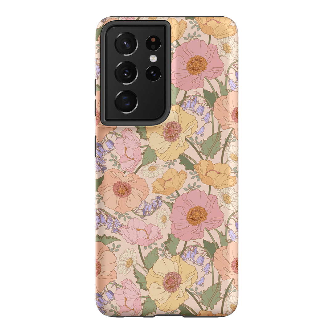 Spring Poppy Printed Phone Cases Samsung Galaxy S21 Ultra / Armoured by Kasiags Art - The Dairy