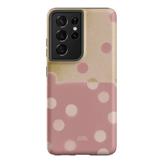 Strawberry Polka Dot Printed Phone Cases Samsung Galaxy S21 Ultra / Armoured by Jasmine Dowling - The Dairy