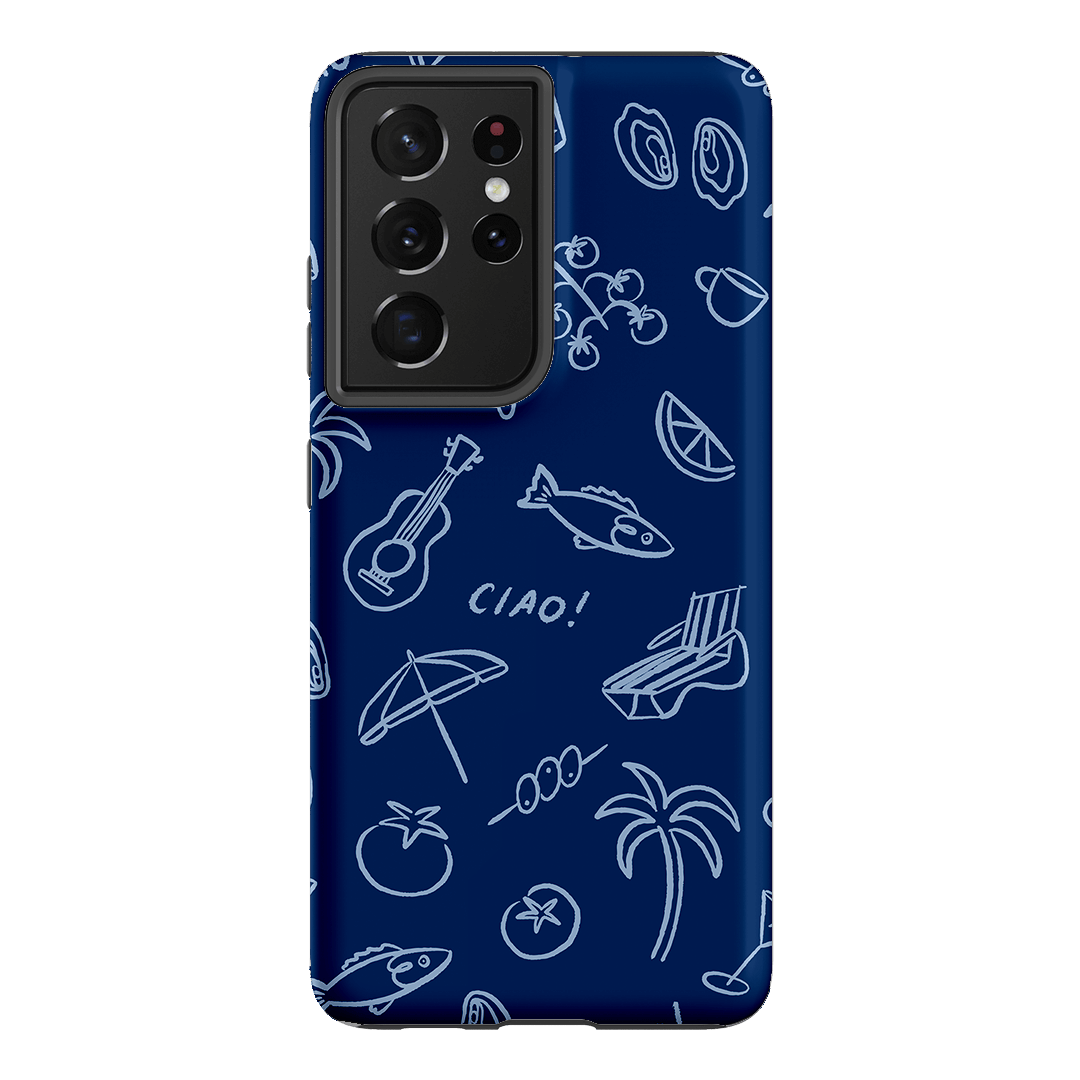 Summer Aperitivo Printed Phone Cases Samsung Galaxy S21 Ultra / Armoured by Marie Fauritte - The Dairy