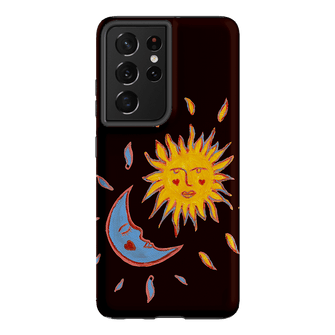 Sun & Moon Plum Printed Phone Cases Samsung Galaxy S21 Ultra / Armoured by BG. Studio - The Dairy