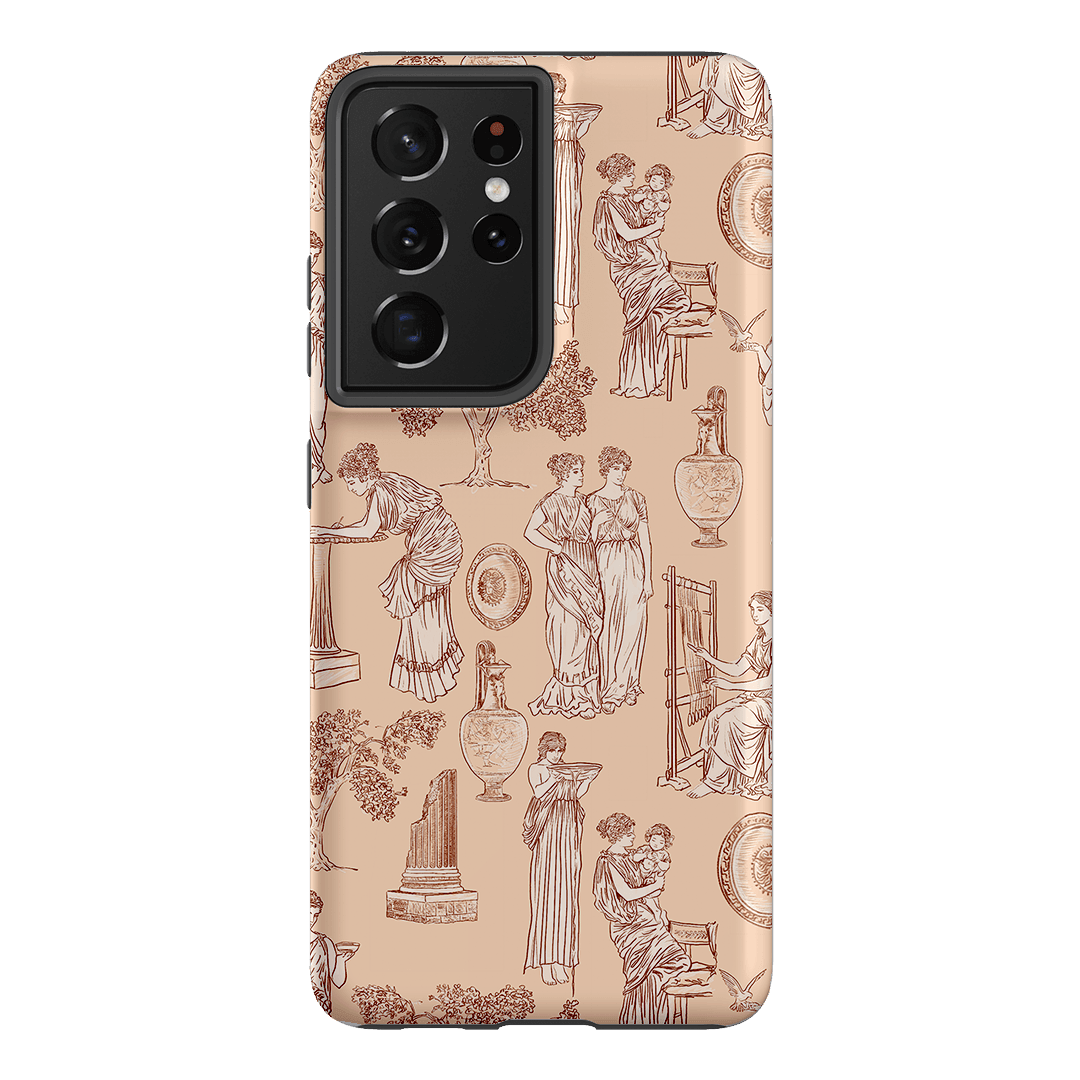Symposium Rosewater Printed Phone Cases Samsung Galaxy S21 Ultra / Armoured by Veronica Tucker - The Dairy
