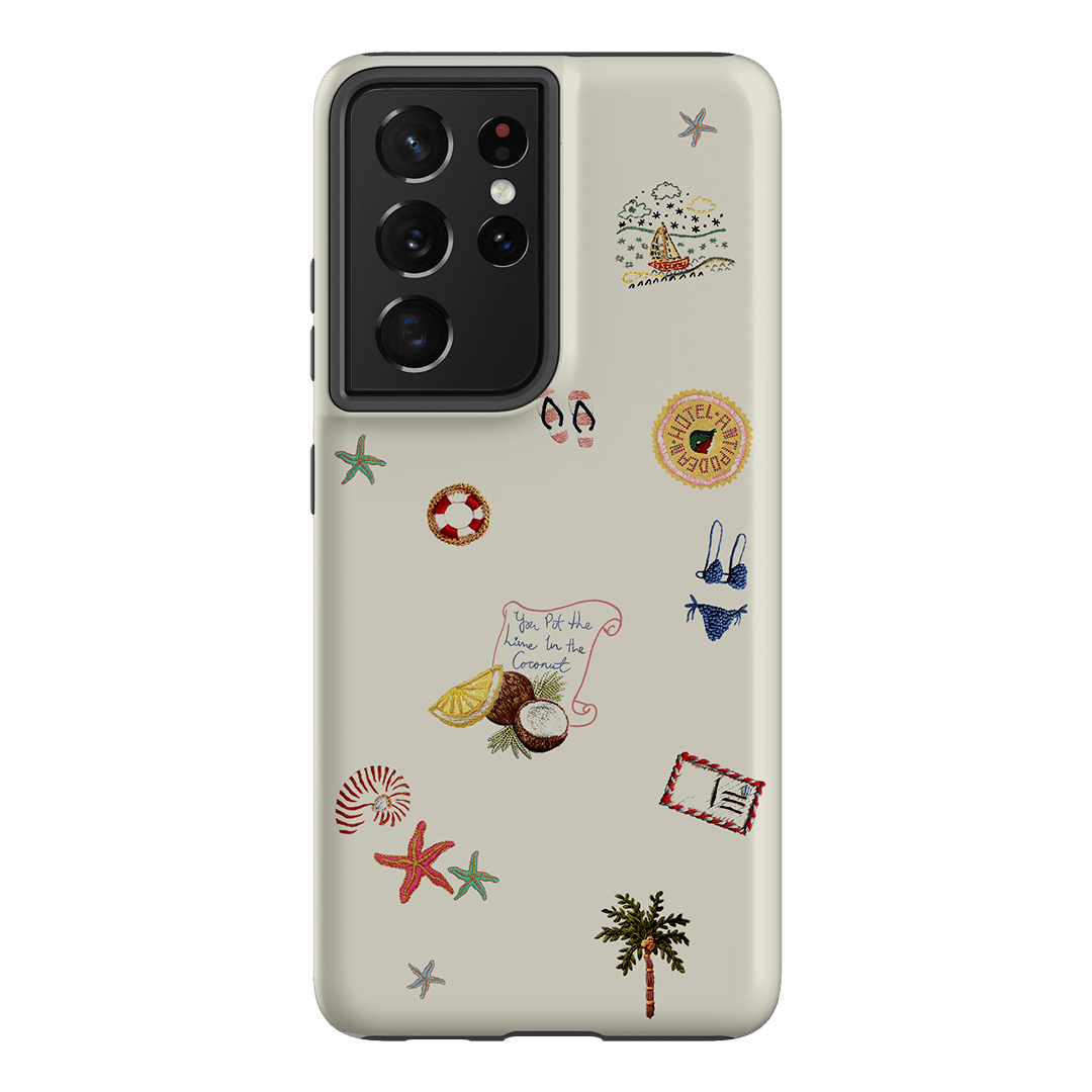 Vacay All Day Cream Printed Phone Cases by Antipodean - The Dairy