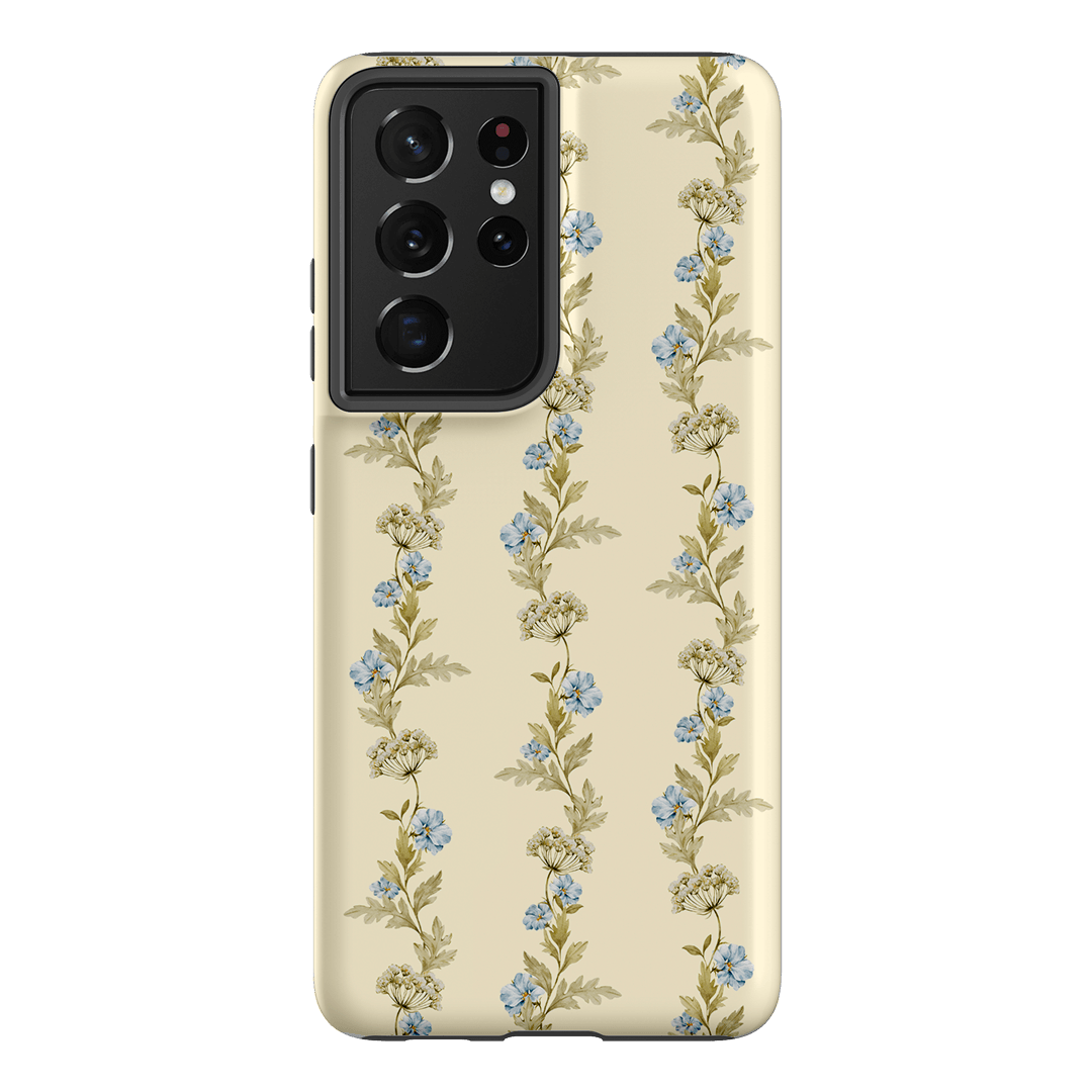 Wildflower Vine Printed Phone Cases Samsung Galaxy S21 Ultra / Armoured by Kasiags Art - The Dairy