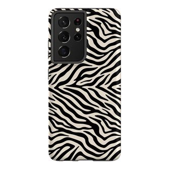Zebra Ink Printed Phone Cases Samsung Galaxy S21 Ultra / Armoured by The Dairy - The Dairy
