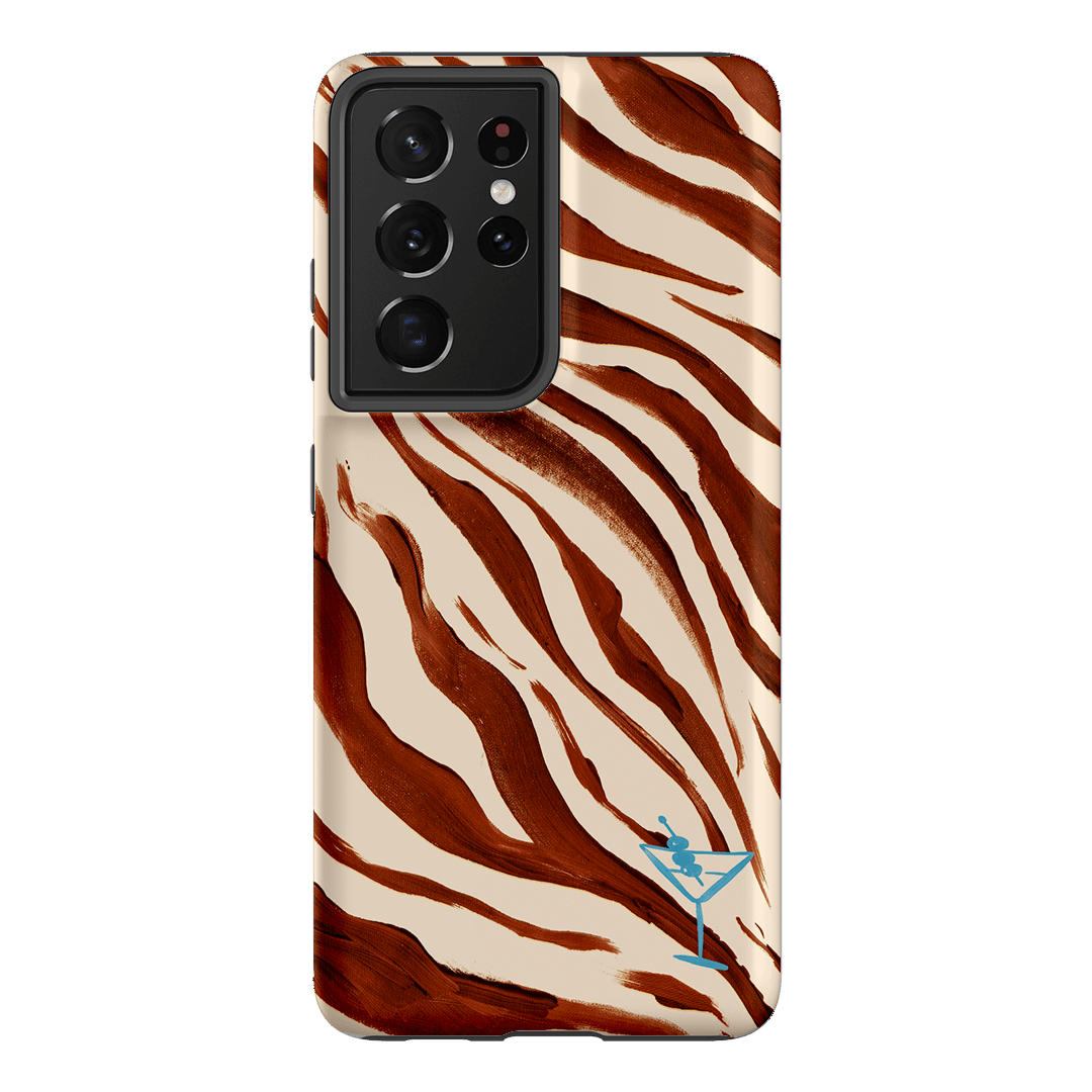 Zebra Tini Printed Phone Cases Samsung Galaxy S21 Ultra / Armoured by Charlie Taylor - The Dairy