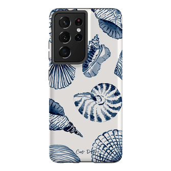 Blue Shells Printed Phone Cases Samsung Galaxy S21 Ultra / Armoured by Cass Deller - The Dairy