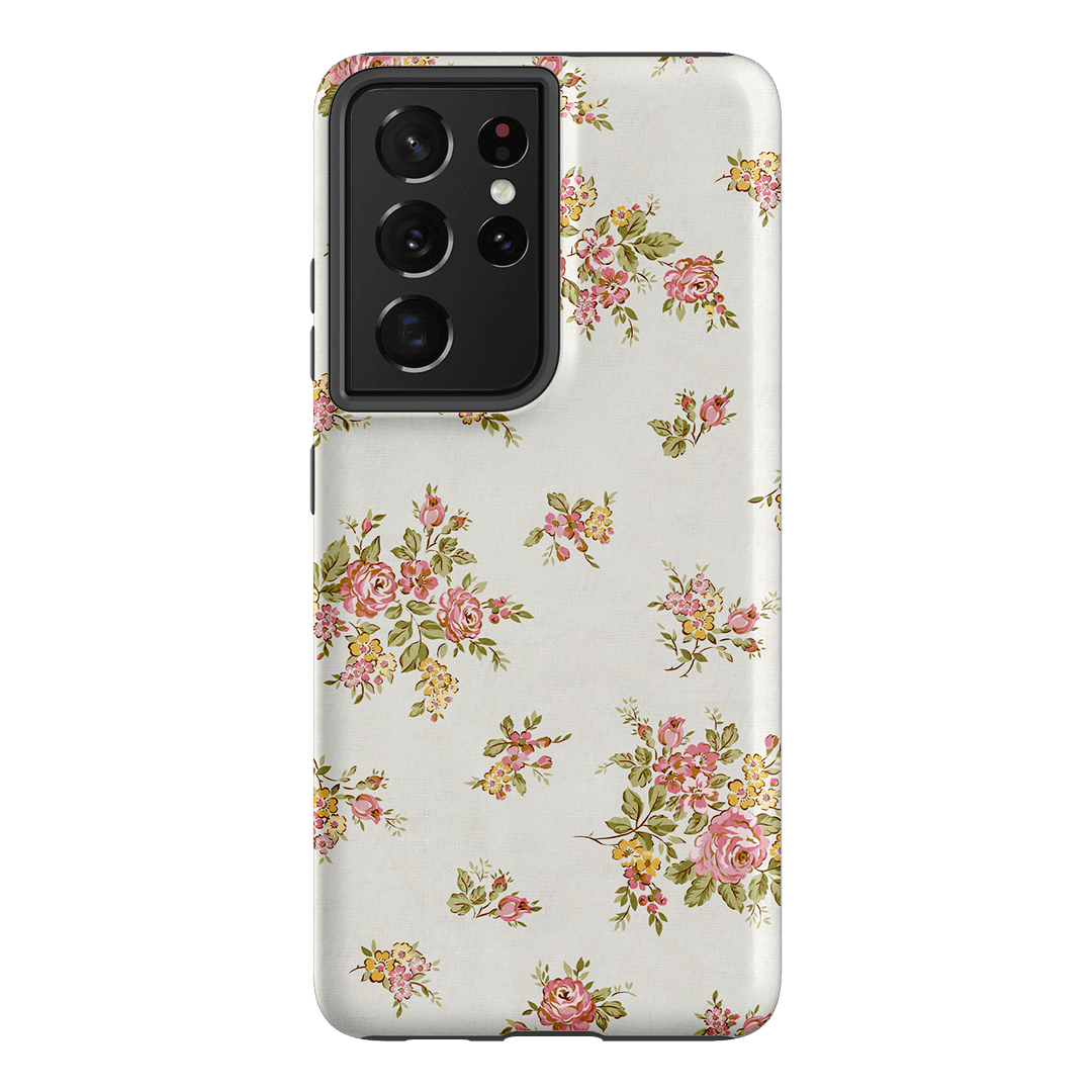 Della Floral Printed Phone Cases Samsung Galaxy S21 Ultra / Armoured by Oak Meadow - The Dairy
