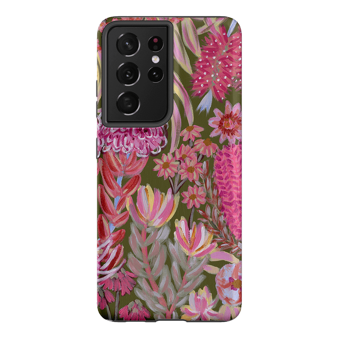 Floral Island Printed Phone Cases Samsung Galaxy S21 Ultra / Armoured by Amy Gibbs - The Dairy