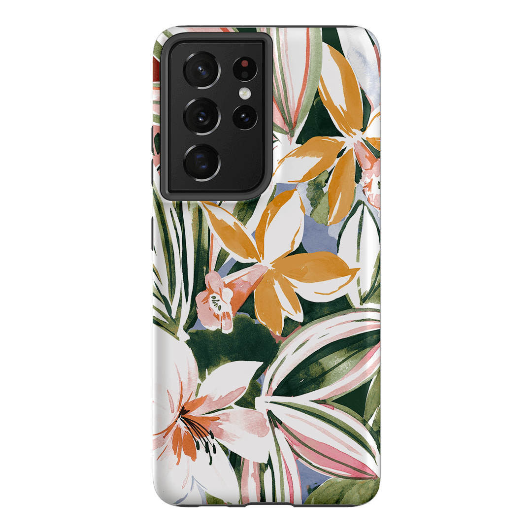 Painted Botanic Printed Phone Cases Samsung Galaxy S21 Ultra / Armoured by Charlie Taylor - The Dairy