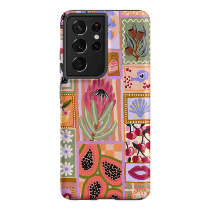 Summer Postcards Printed Phone Cases Samsung Galaxy S21 Ultra / Armoured by Amy Gibbs - The Dairy