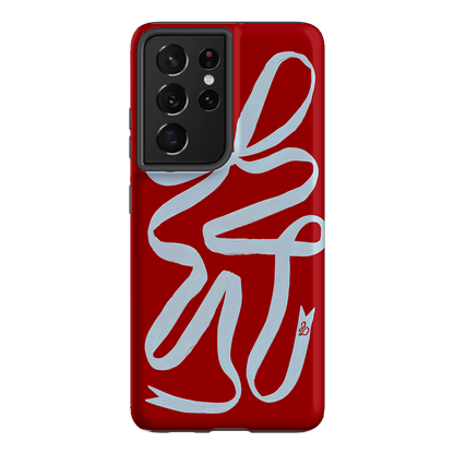 Cottage Ribbon Printed Phone Cases Samsung Galaxy S21 Ultra / Armoured by Jasmine Dowling - The Dairy