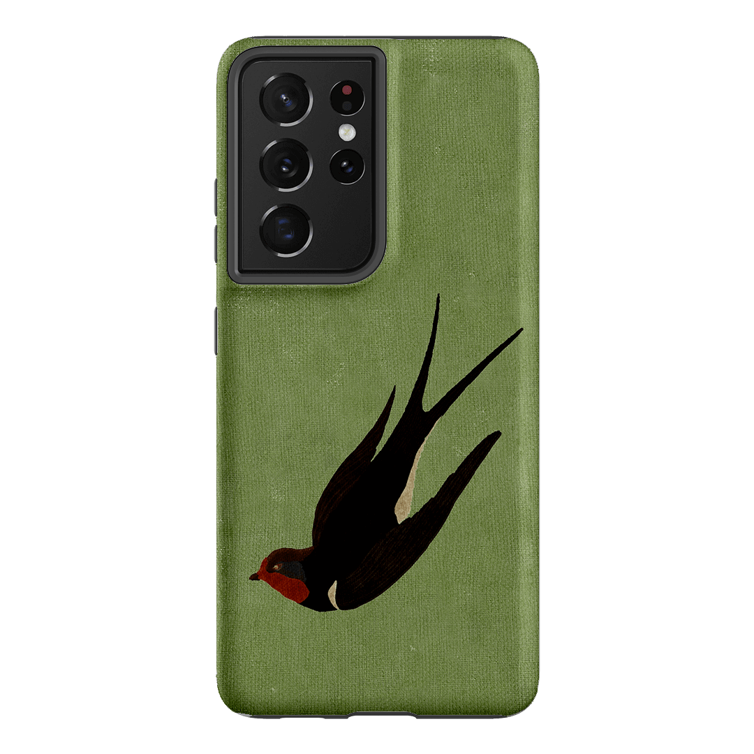 Swallow Printed Phone Cases Samsung Galaxy S21 Ultra / Armoured by Fenton & Fenton - The Dairy