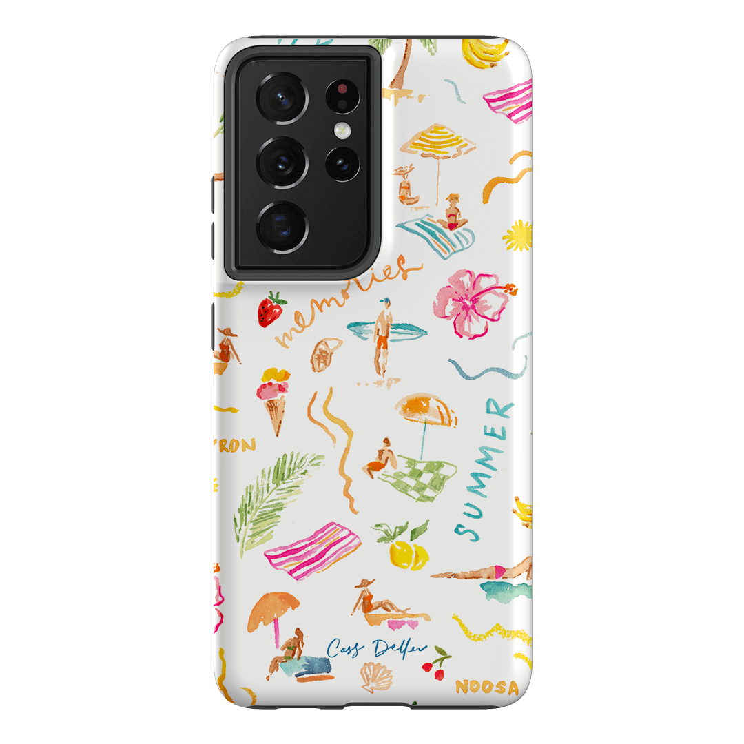 Summer Memories Printed Phone Cases Samsung Galaxy S21 Ultra / Armoured by Cass Deller - The Dairy