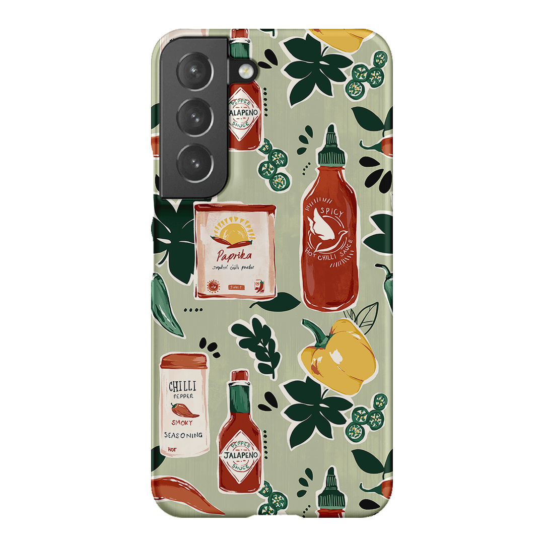 Chilli Pepper Printed Phone Cases Samsung Galaxy S22 / Snap by Charlie Taylor - The Dairy