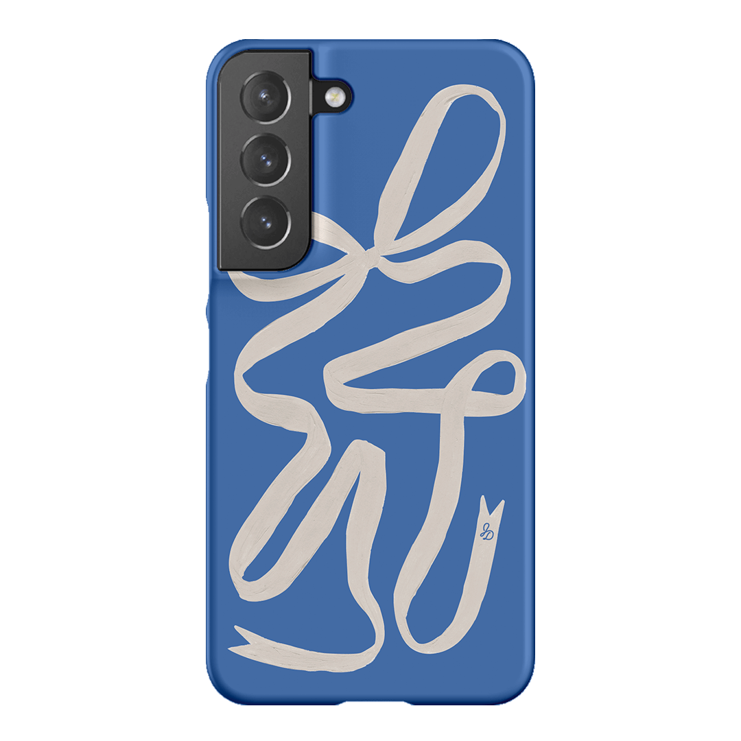 Something Blue Ribbon Printed Phone Cases Samsung Galaxy S22 / Snap by Jasmine Dowling - The Dairy