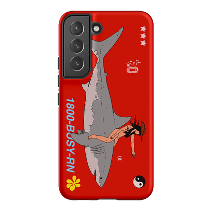 1800-Busy Rn in Red Printed Phone Cases Samsung Galaxy S22 / Armoured by Easty Beasty - The Dairy