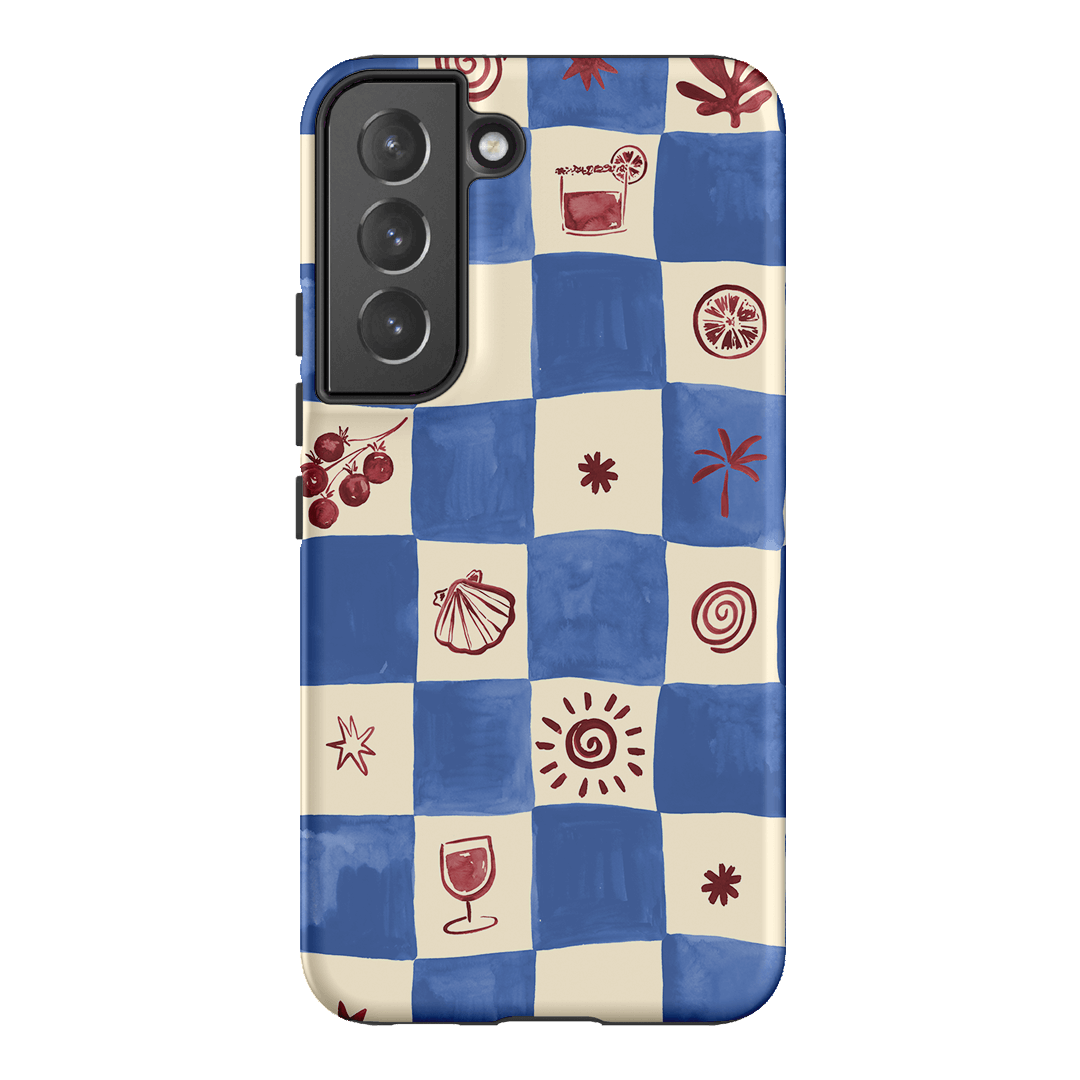 Afternoon Mezze Cornflower Printed Phone Cases Samsung Galaxy S22 / Armoured by Charlie Taylor - The Dairy