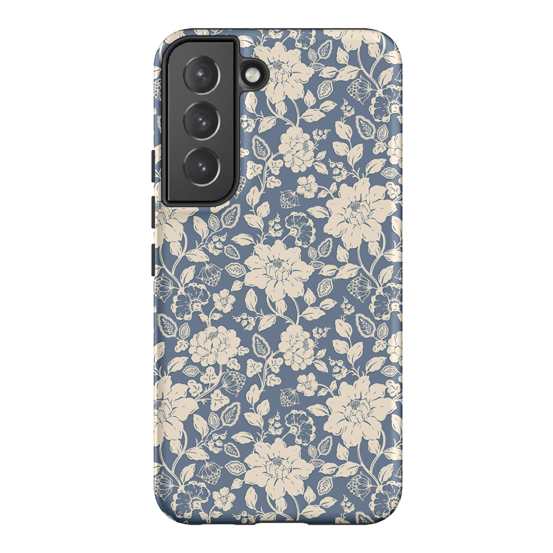 Blue Garden Printed Phone Cases Samsung Galaxy S22 / Armoured by Kasiags Art - The Dairy