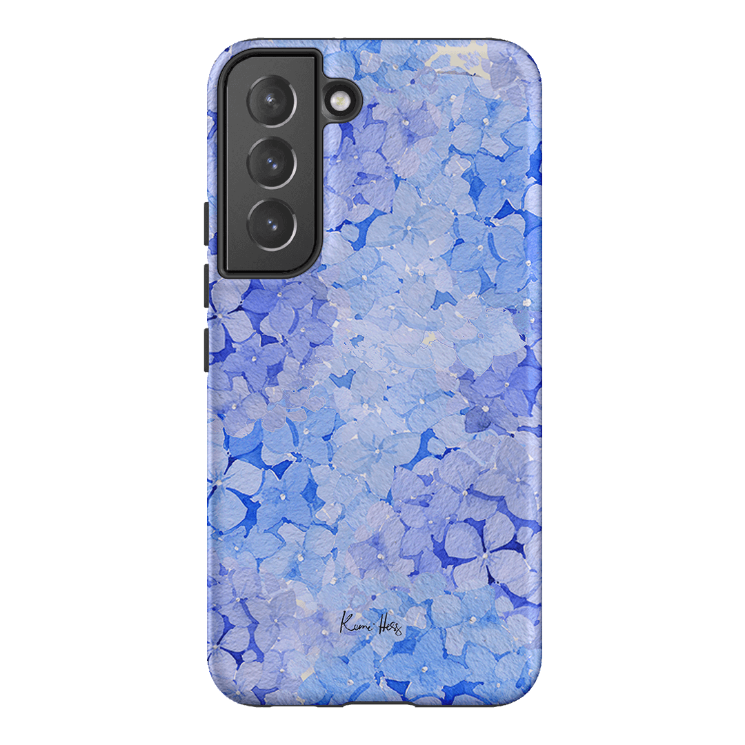 Hydrangea Blue Printed Phone Cases Samsung Galaxy S22 / Armoured by Kerrie Hess - The Dairy