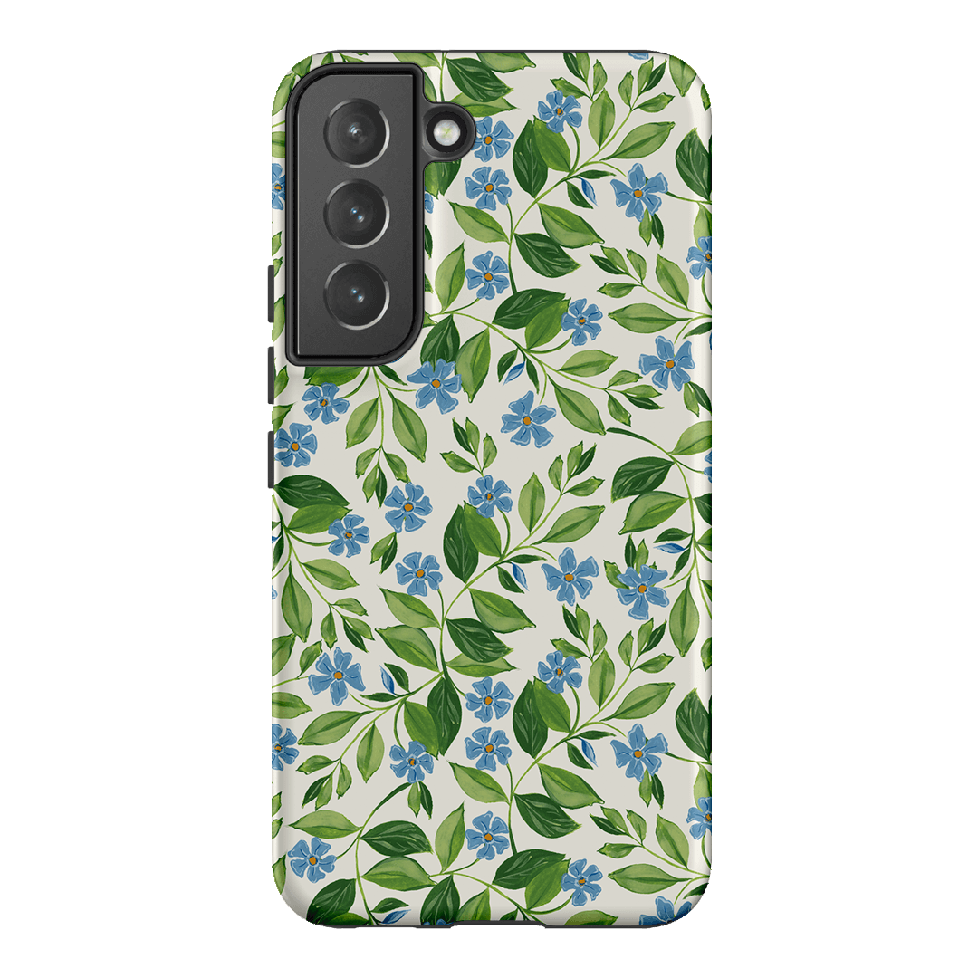 Blue Vines Printed Phone Cases Samsung Galaxy S22 / Armoured by Ellie Mae - The Dairy