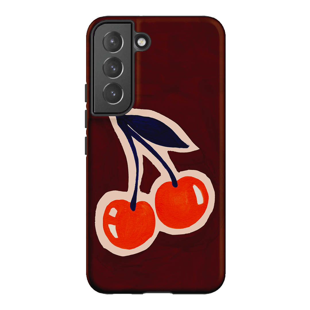 Cherries Printed Phone Cases Samsung Galaxy S22 / Armoured by Studio Bon - The Dairy