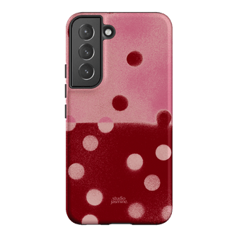 Cherry Polka Dot Printed Phone Cases Samsung Galaxy S22 / Armoured by Jasmine Dowling - The Dairy