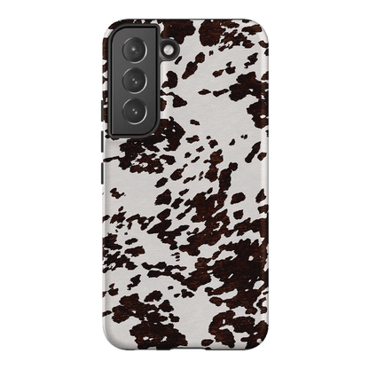 Cowhide Charm Printed Phone Cases Samsung Galaxy S22 / Armoured by The Dairy - The Dairy