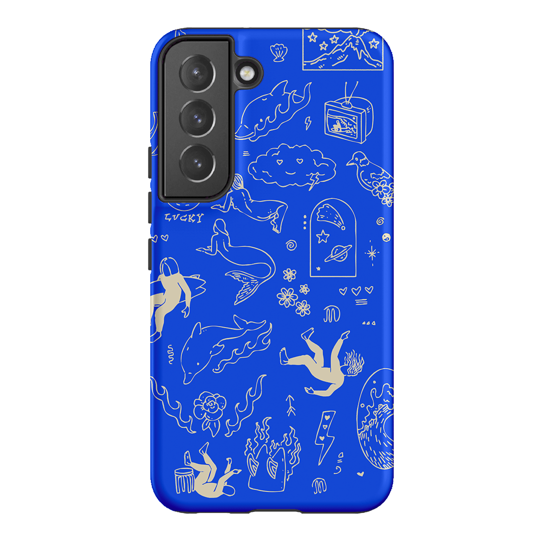 Easty Flash Blue Printed Phone Cases Samsung Galaxy S22 / Armoured by Easty Beasty - The Dairy