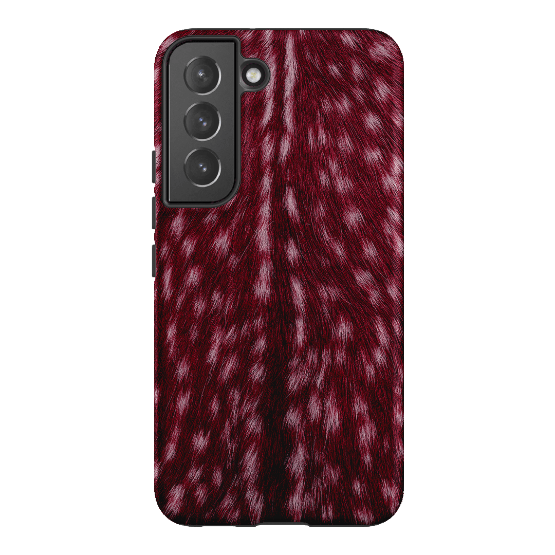 Fawn Burgundy Printed Phone Cases Samsung Galaxy S22 / Armoured by The Dairy - The Dairy