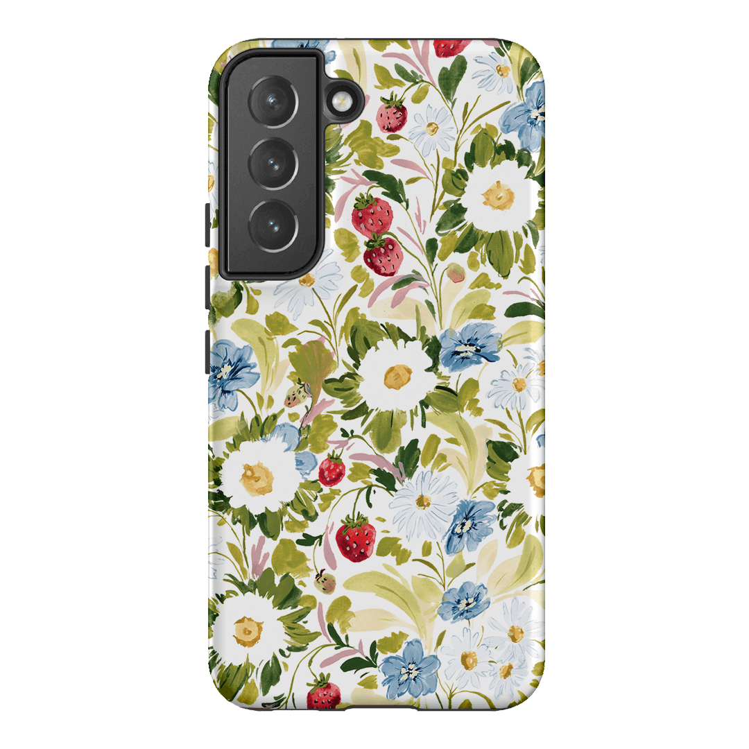 Garden Strawberries Printed Phone Cases Samsung Galaxy S22 / Armoured by Ellie Mae - The Dairy