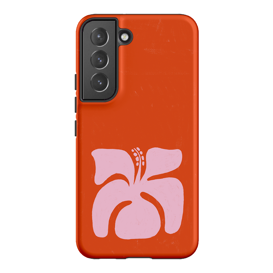 Hibiscus Crush Printed Phone Cases Samsung Galaxy S22 / Armoured by Marie Faurrite - The Dairy