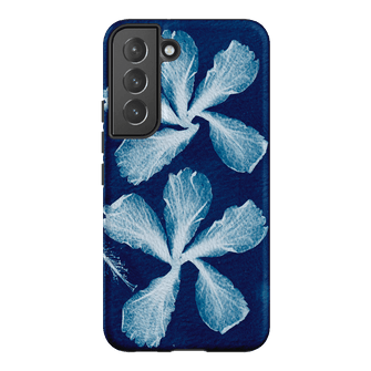 Hibiscus Cyanotype Printed Phone Cases Samsung Galaxy S22 / Armoured by Sally Hungerford - The Dairy