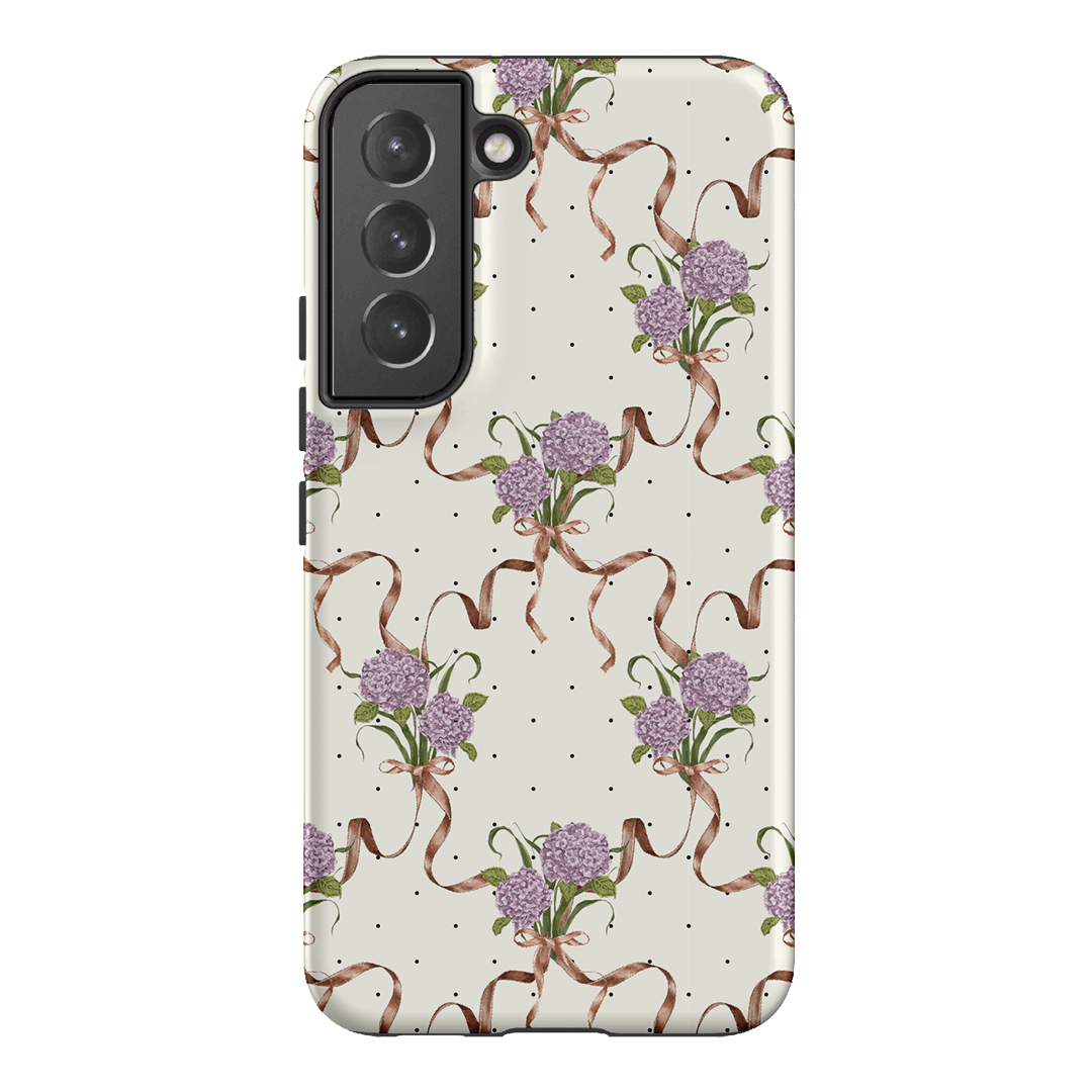Hydrangea Ribbon Printed Phone Cases Samsung Galaxy S22 / Armoured by Veronica Tucker - The Dairy