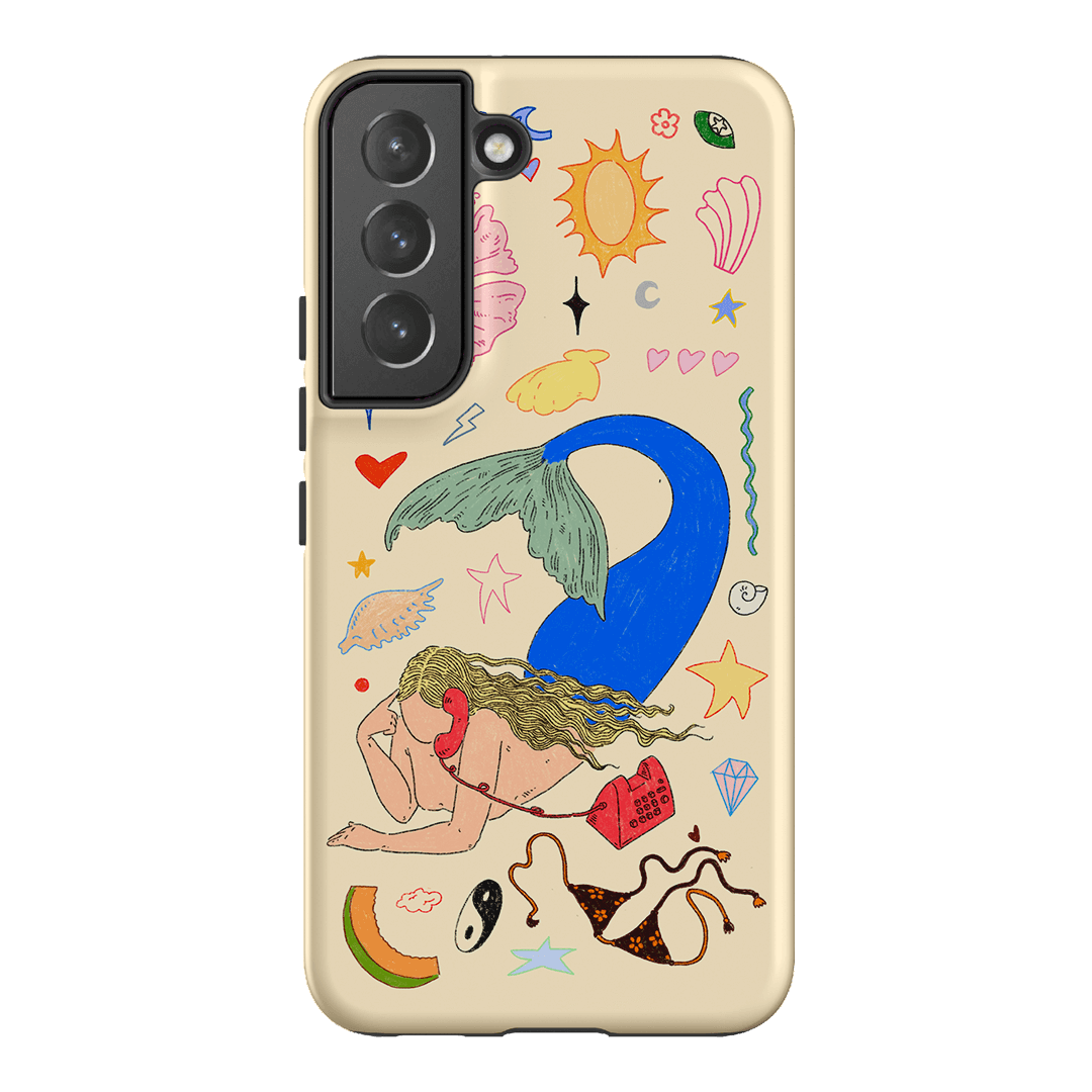 Mermaid Salad Cream Printed Phone Cases Samsung Galaxy S22 / Armoured by Easty Beasty - The Dairy