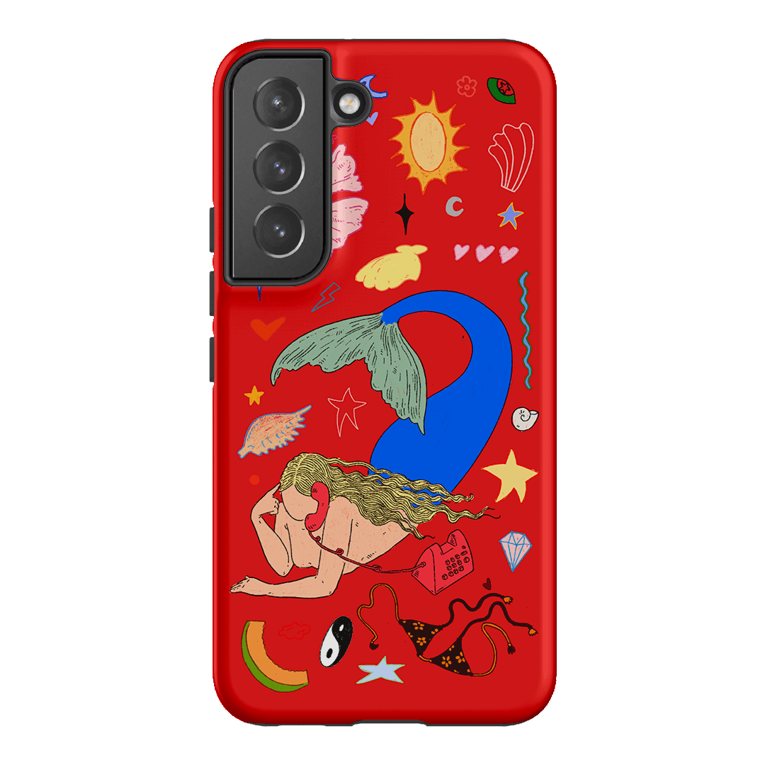 Mermaid Salad Scarlet Printed Phone Cases Samsung Galaxy S22 / Armoured by Easty Beasty - The Dairy
