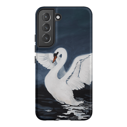 Midnight Swan Printed Phone Cases Samsung Galaxy S22 / Armoured by Lisa Hu - The Dairy