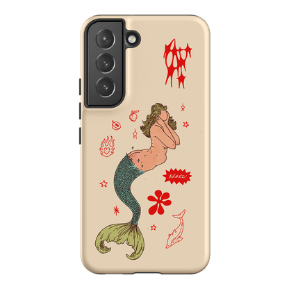 Mimi Cream Printed Phone Cases Samsung Galaxy S22 / Armoured by Easty Beasty - The Dairy