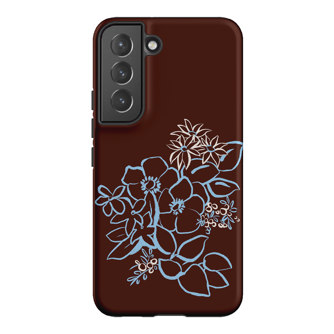 Mocha Posy Printed Phone Cases Samsung Galaxy S22 / Armoured by Typoflora - The Dairy