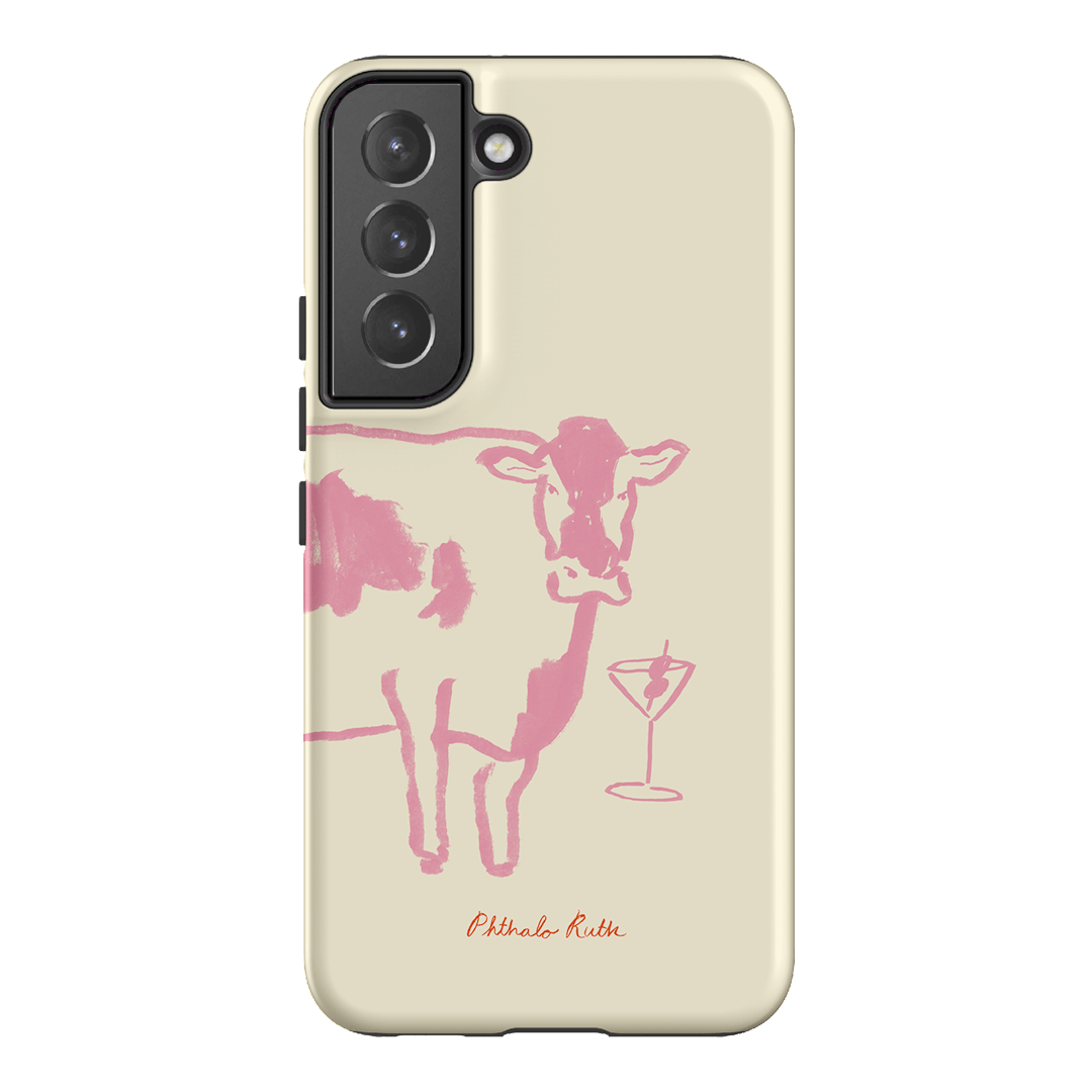Mootini Pink Printed Phone Cases Samsung Galaxy S22 / Armoured by Phthalo Ruth - The Dairy