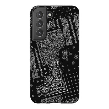 Paisley Noir Printed Phone Cases Samsung Galaxy S22 / Armoured by The Dairy - The Dairy
