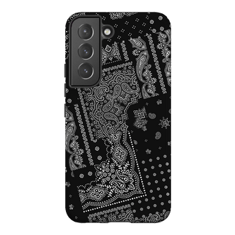 Paisley Noir Printed Phone Cases Samsung Galaxy S22 / Armoured by The Dairy - The Dairy