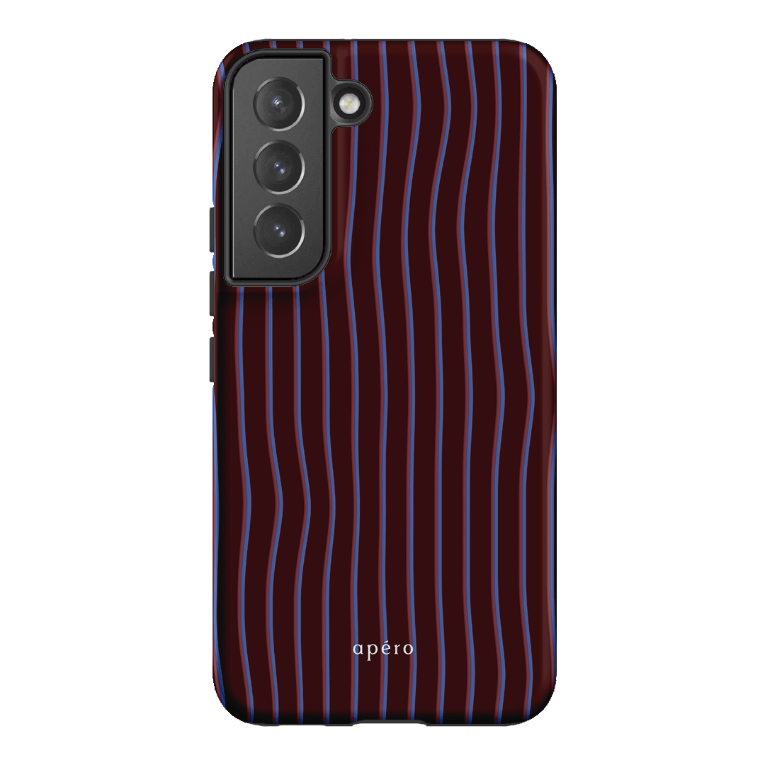 Panama Burgundy Printed Phone Cases Samsung Galaxy S22 / Armoured by Apero - The Dairy