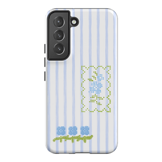Patchwork Blue Printed Phone Cases Samsung Galaxy S22 / Armoured by Kayla Carr - The Dairy