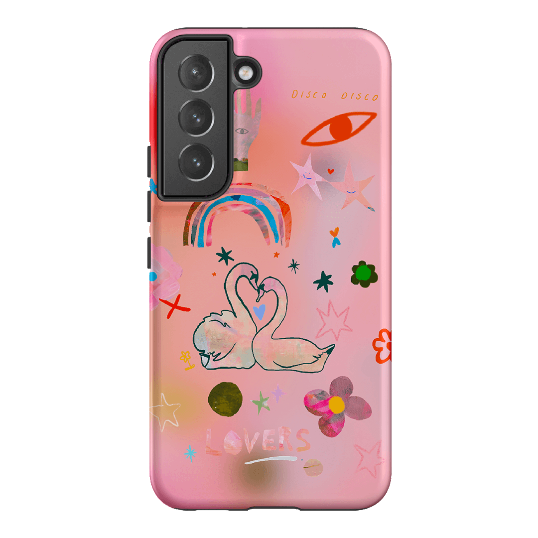 Pink Swan Printed Phone Cases Samsung Galaxy S22 / Armoured by Kate Eliza - The Dairy