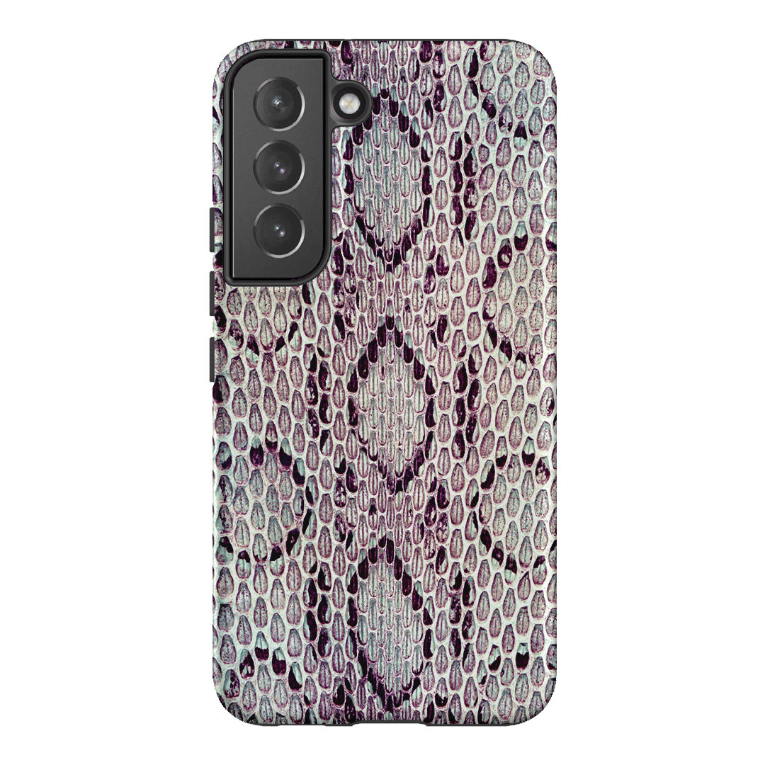 Plum Python Printed Phone Cases Samsung Galaxy S22 / Armoured by The Dairy - The Dairy