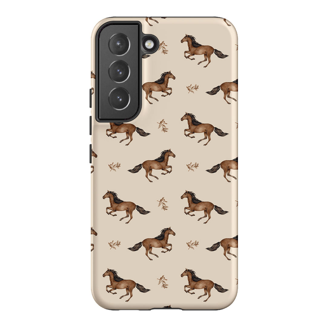 Running Horse Printed Phone Cases Samsung Galaxy S22 / Armoured by Kasiags Art - The Dairy
